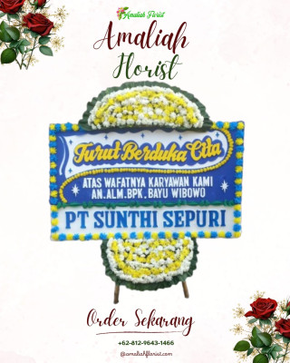 Papan Bunga Duka di Selindung Baru