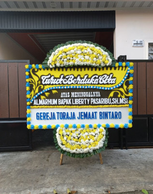 Papan Bunga Duka di Selindung Baru