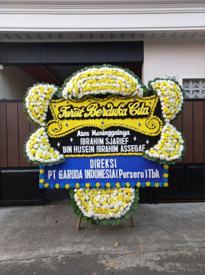 Papan Bunga Duka di Selindung Baru